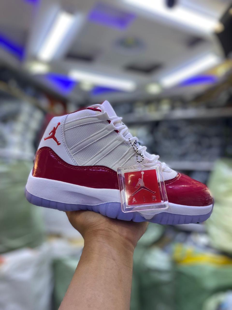 💥💥Air Jordan 11 varsity red  “cherry” Men's Shoes Sneakers Quality 👌💖