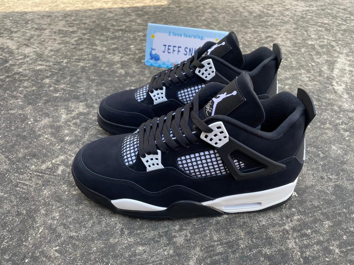 Air jordan 4 Retro White Thunder 🔥🔥Quality pure leather for both Men and Women.