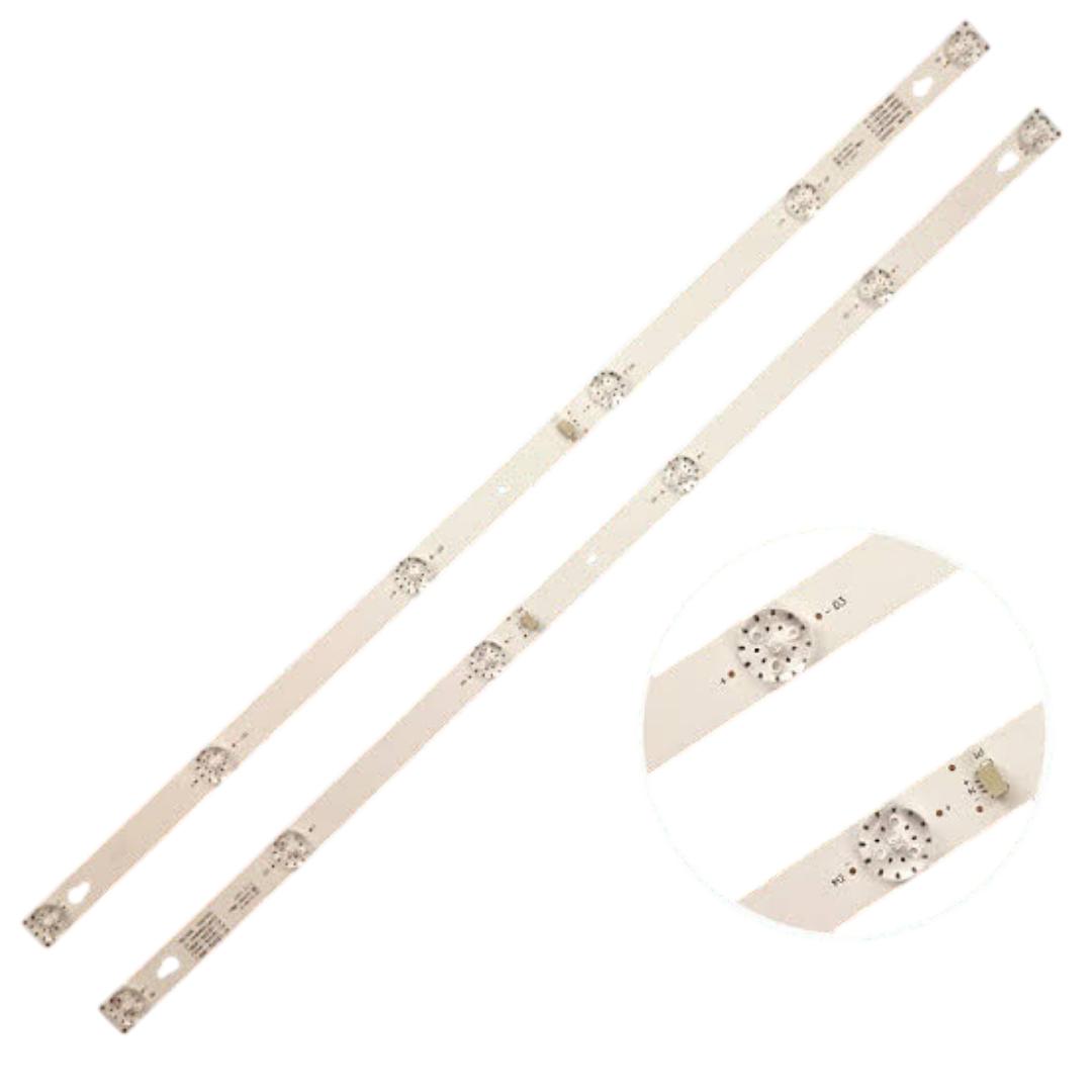 2PCS  ×32 &43 INCHES Vitron Tv backlight strips(LEDs)Original Compatible with VISION PLUS,AMTEC, SOLAR MAX AND GLD TVs.
