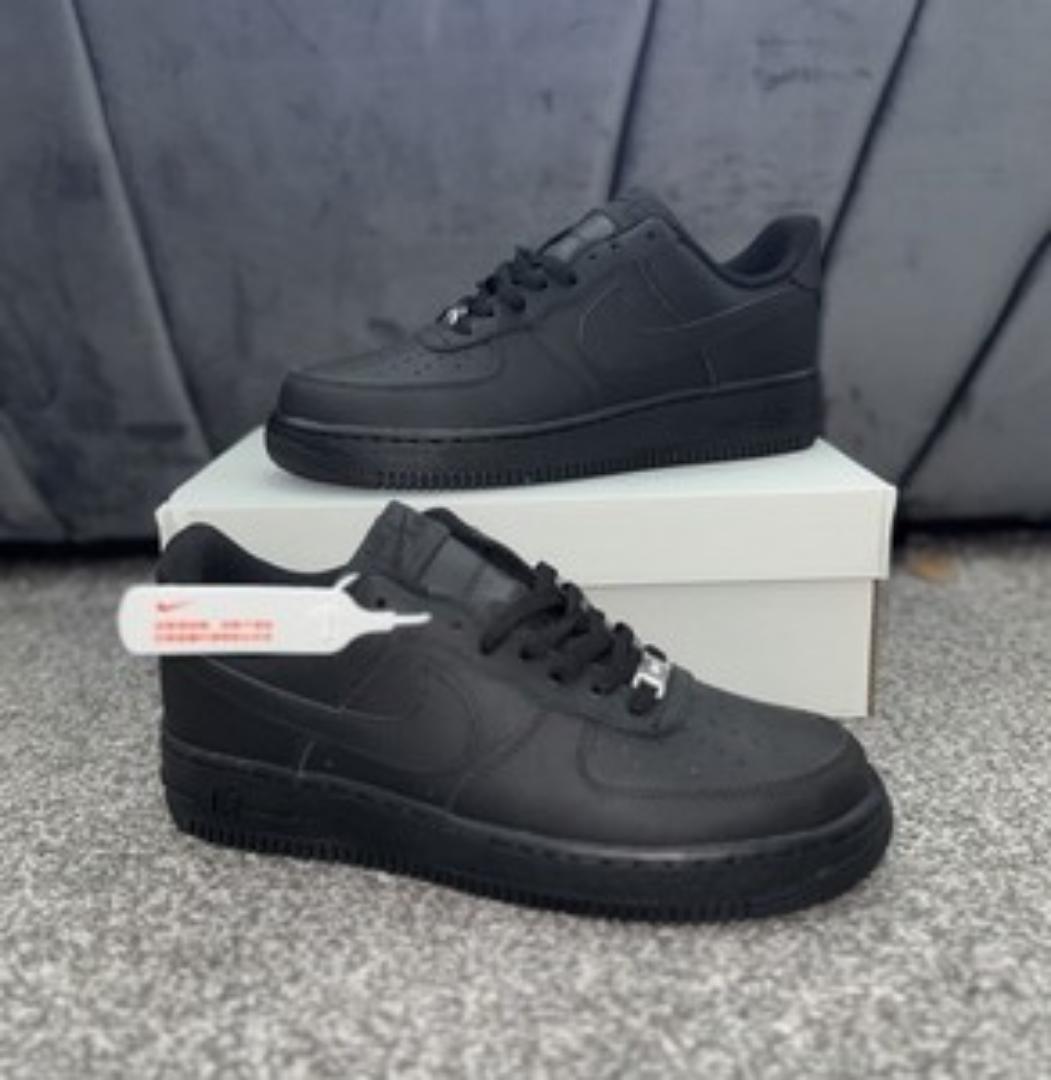 Quality Black Airforce 1 Low Sneakers (Best Shop for Quality Sneakers, Boots, Oxfords and Shoes Accessories)