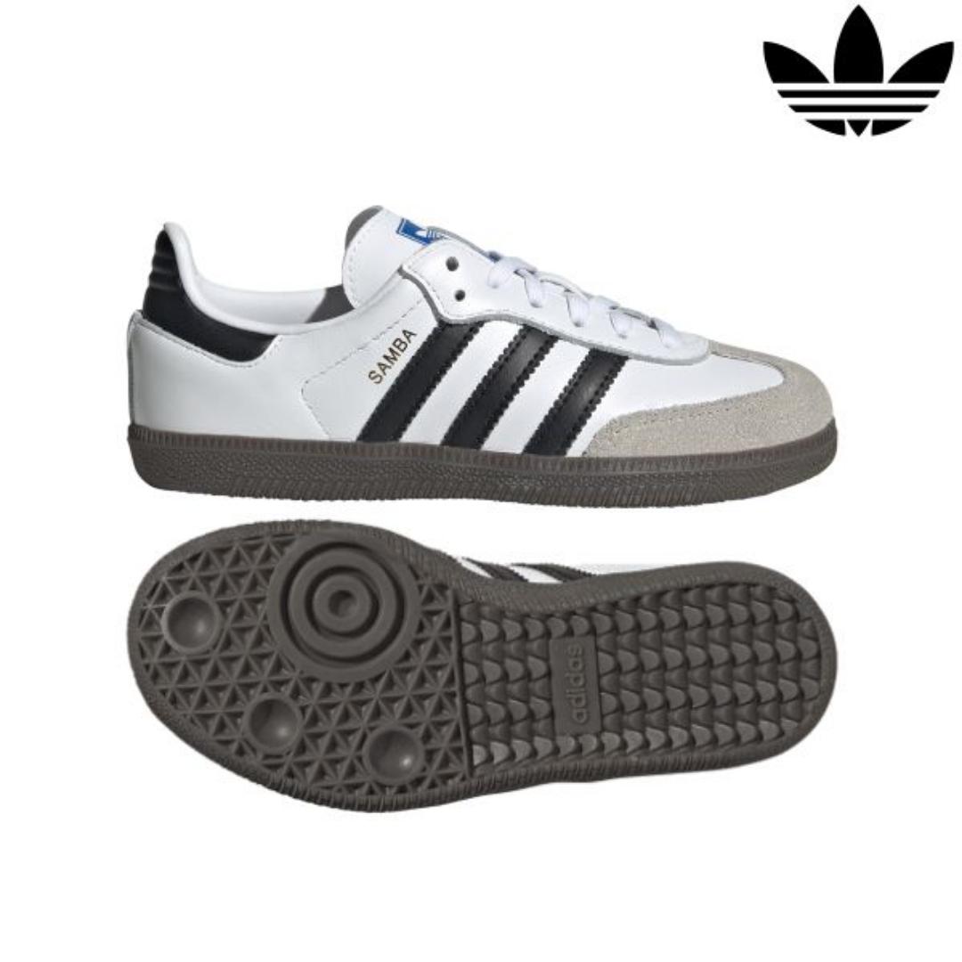 Adidas Originals Samba OG  Cloud White Core Black Shoes Sneakers (Best Shop for Quality Shoes, Sneakers, Casuals, Boots, Oxfords, Officials and Shoe Accessories)