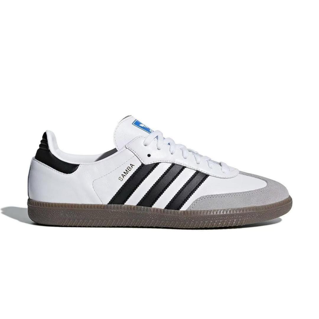 Adidas Originals Samba OG  Cloud White Core Black Shoes Sneakers (Best Shop for Quality Shoes, Sneakers, Casuals, Boots, Oxfords, Officials and Shoe Accessories)