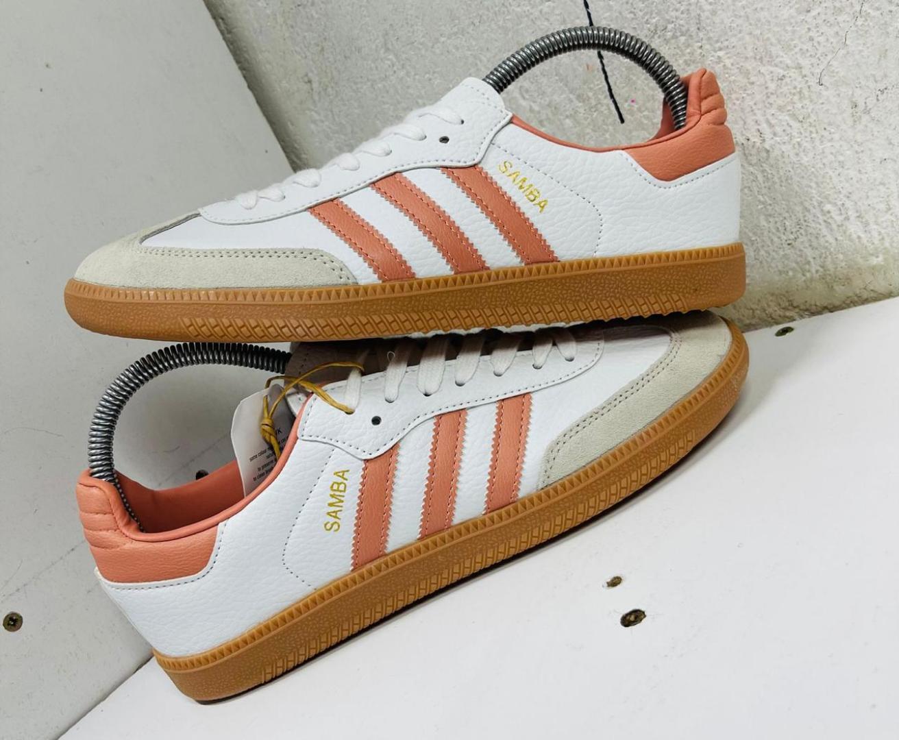 Quality Adidas Samba OG “Wonder Clay” Women Sneakers,  Peach Adidas Samba (Best Shop for Quality Sneakers, Boots, Oxfords and Shoes Accessories)