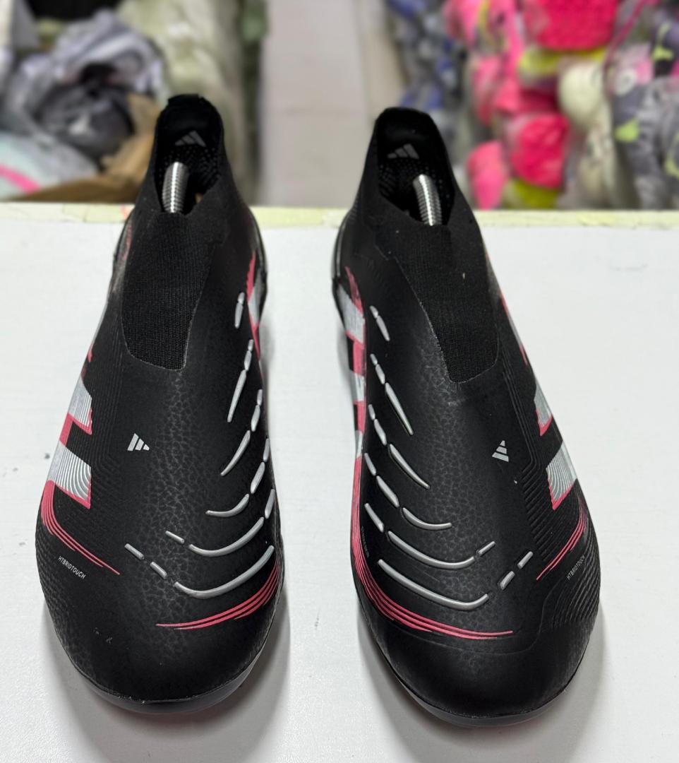 Top Quality Adidas Soccer Predator Elite Laceless FG Dark Spark - High Quality Unisex Football  Predator Boots