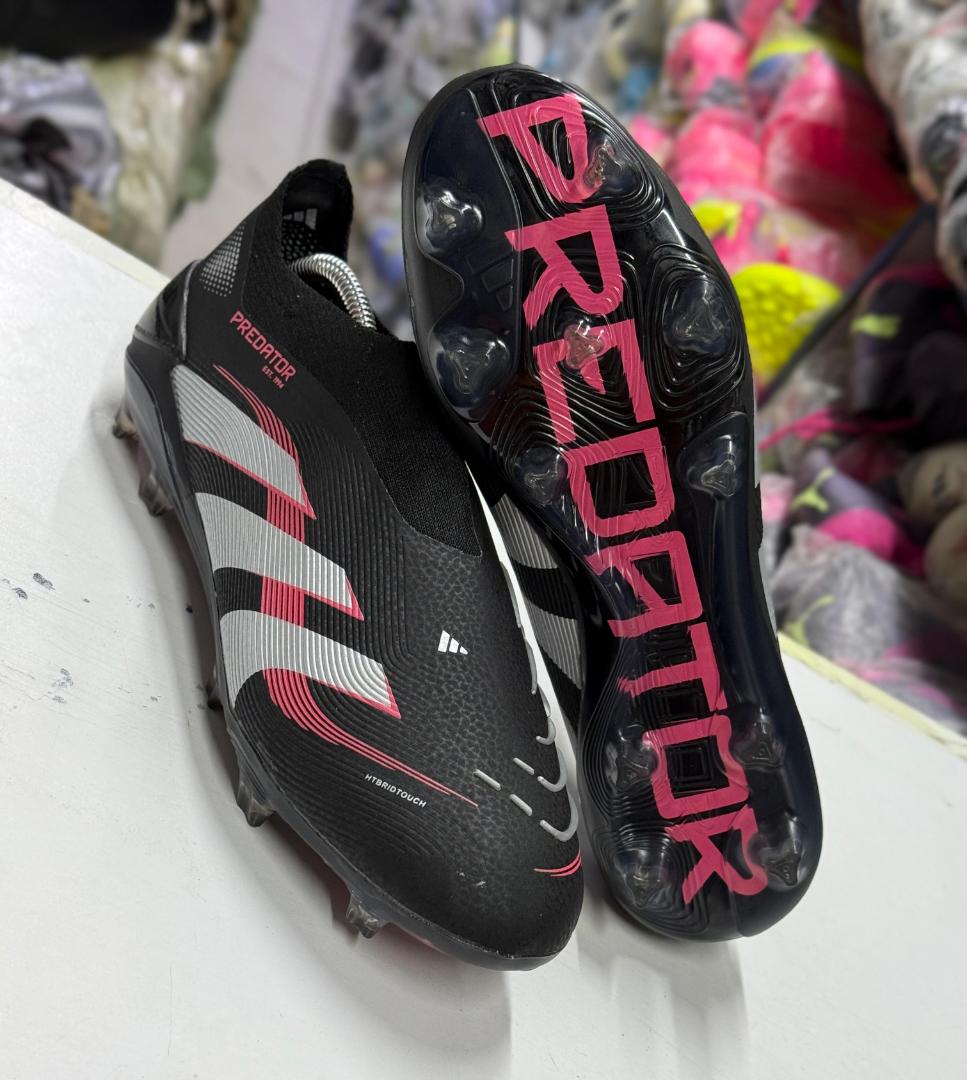 Top Quality Adidas Soccer Predator Elite Laceless FG Dark Spark - High Quality Unisex Football  Predator Boots