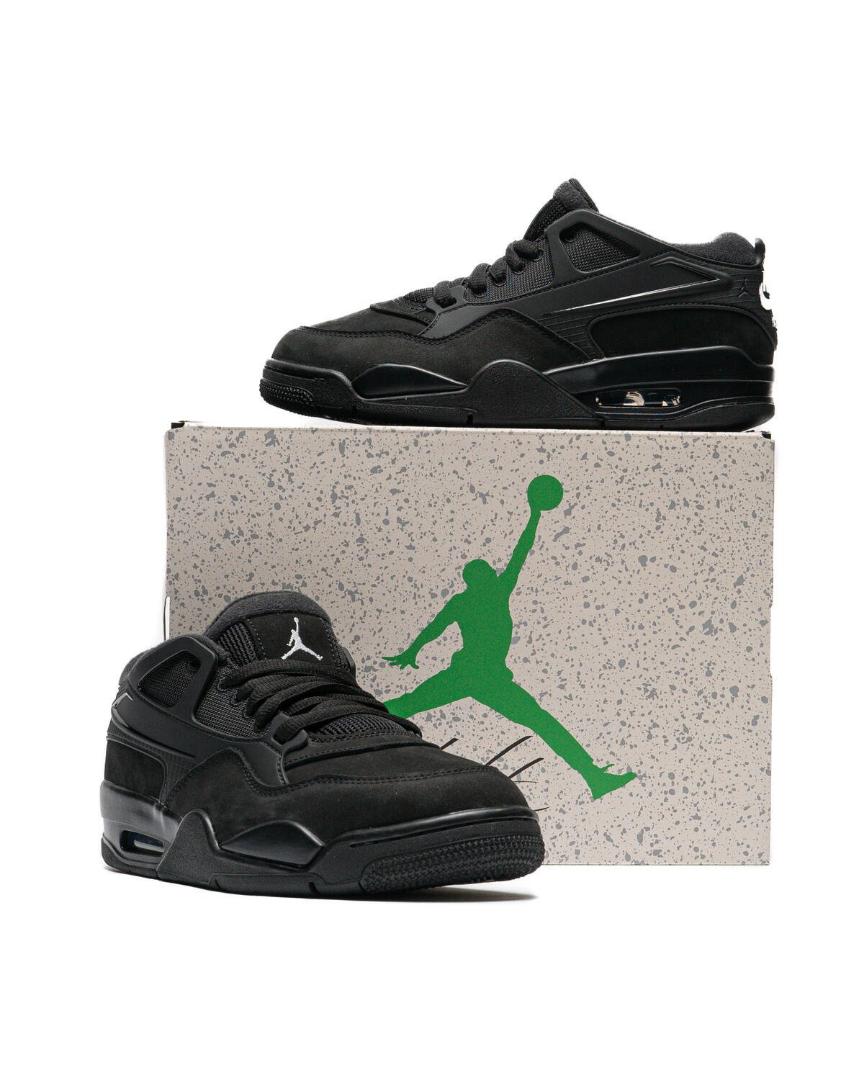Quality Air Jordan 4 RM "Nigel Sylvester" Bike Black Cat (Best Shop for Quality Shoes, Sneakers, Casuals, Boots, Oxfords, Officials and Shoe Accessories)