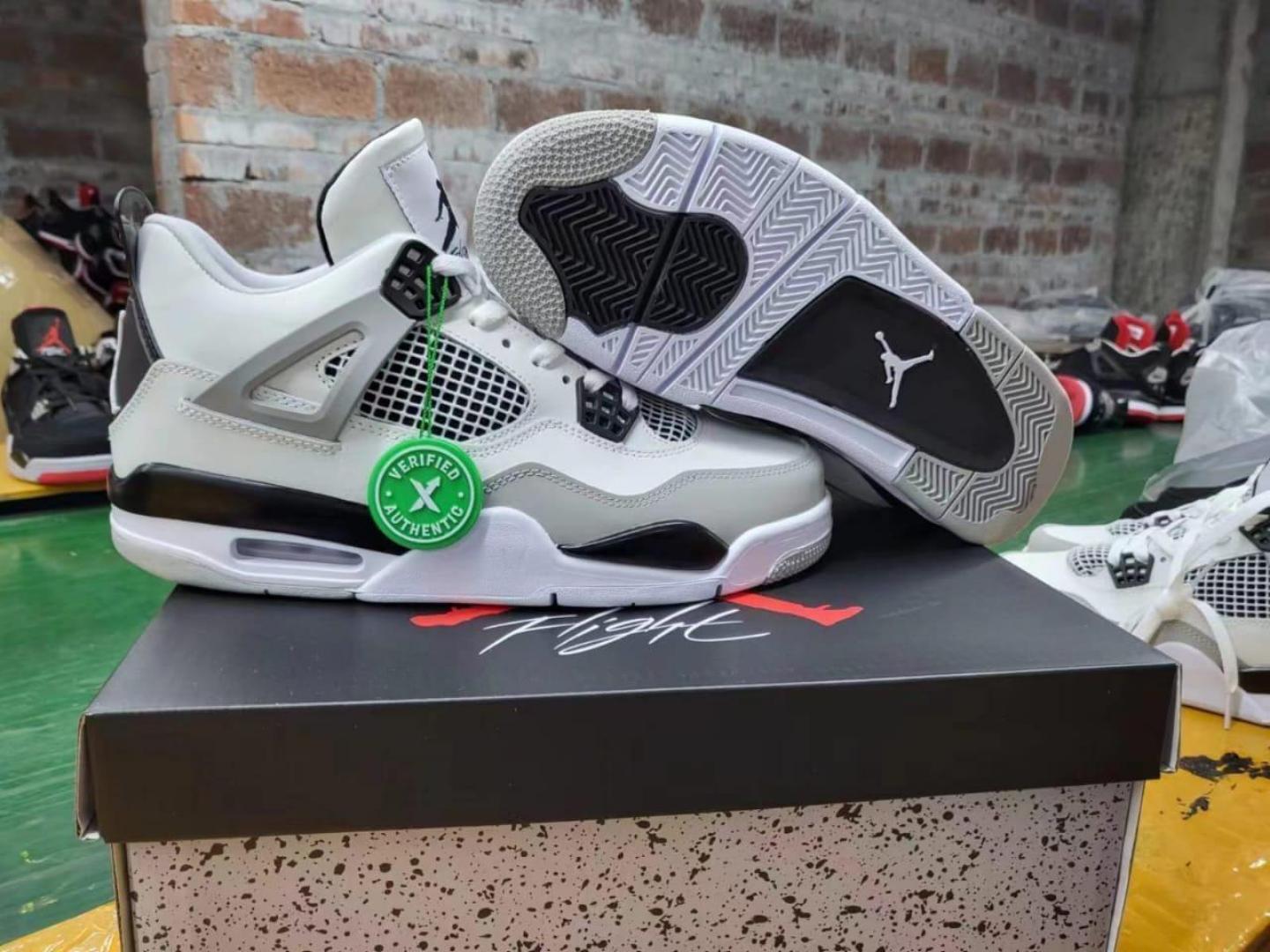 High Quality Air Jordan 4 Retro Military Black, Guaranteed Authentic Sneakers (Best Shop for Quality Shoes, Sneakers, Casuals, Boots, Oxfords, Officials and Shoe Accessories)