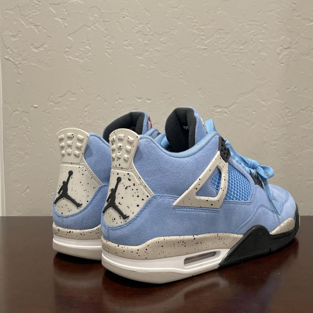 Quality Air Jordan 4 Retro University Blue White Cement Grey (Best Shop for Quality Shoes, Sneakers, Casuals, Boots, Oxfords, Officials and Shoe Accessories)