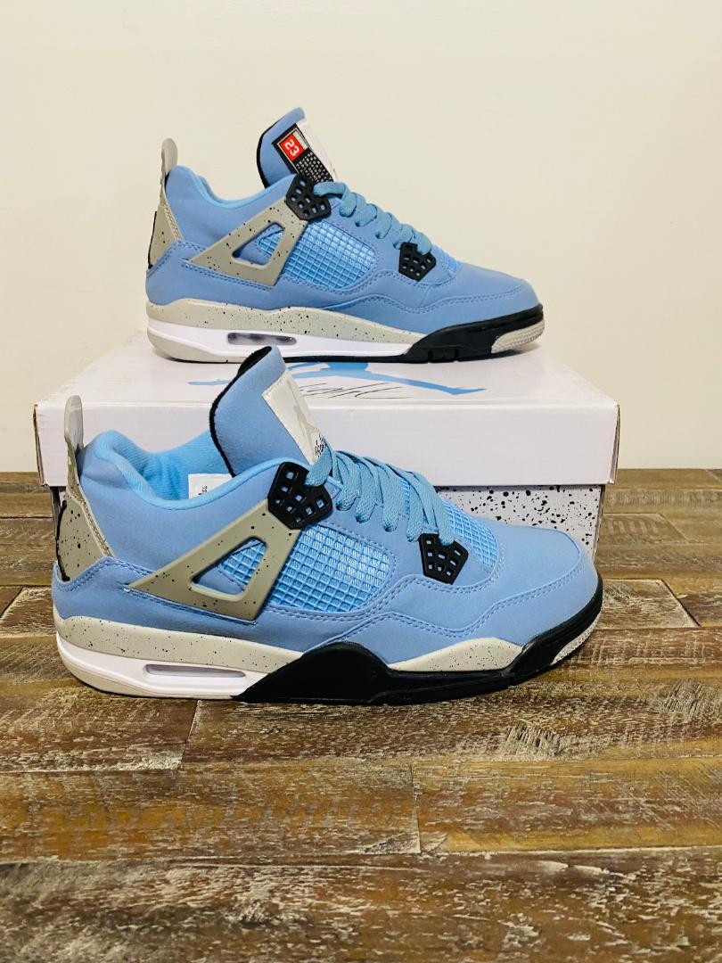 Quality Air Jordan 4 Retro University Blue White Cement Grey (Best Shop for Quality Shoes, Sneakers, Casuals, Boots, Oxfords, Officials and Shoe Accessories)