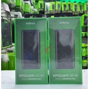 [New Arrival] Infinix Xpower 20 Powerbank 20000mAh 15W Max Charging Type C/ USB A/B Output Type C/ Input Thin and Light Design Charge 3 Devices Simultaneously Fast Charging Powerbank