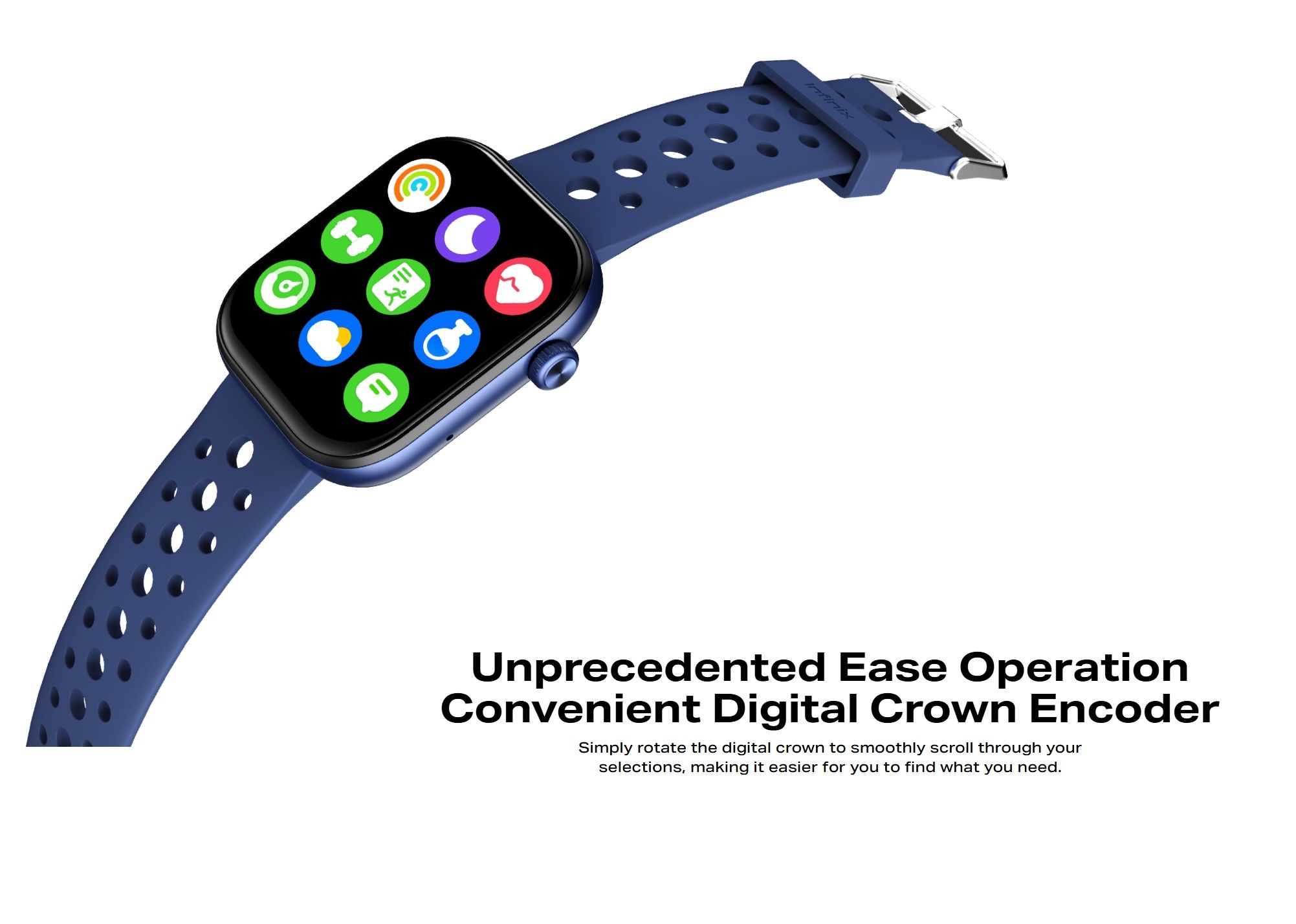 [New Arrival] Infinix Xwatch H4 2.03" HD Screen Premium Metal Body 7-10 Days Per Full Charge 200+ Stylish Watch faces IP68 Bluetooth Wireless Smartwatch Headphones Watch