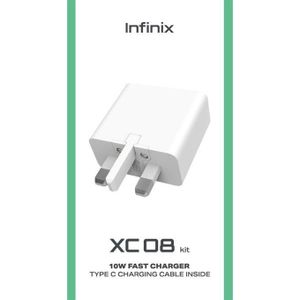 [New Arrival] Infinix 18W Charger for Hot 60i Hot 60 Pro+ Plus Smart 10HD Port USB A Super-Fast And Safe Smart Distribution Intelligent Temperature Regulation Charging Adapter Brick Wall Charger
