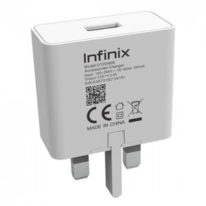 [New Arrival] Infinix 18W Charger for Hot 60i Hot 60 Pro+ Plus Smart 10HD Port USB A Super-Fast And Safe Smart Distribution Intelligent Temperature Regulation Charging Adapter Brick Wall Charger