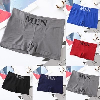 6pcs Men’s Classic Cotton Boxer Shorts – Breathable Underwear Set (Assorted Colors)