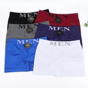 6pcs Men’s Classic Cotton Boxer Shorts – Breathable Underwear Set (Assorted Colors)