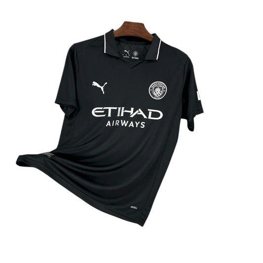Manchester City FC 25/26 Black Fan Jersey – Premium Football Training Shirt for Men & Women