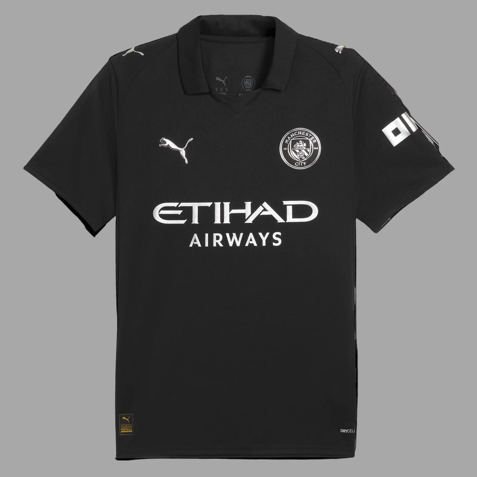 Manchester City FC 25/26 Black Fan Jersey – Premium Football Training Shirt for Men & Women