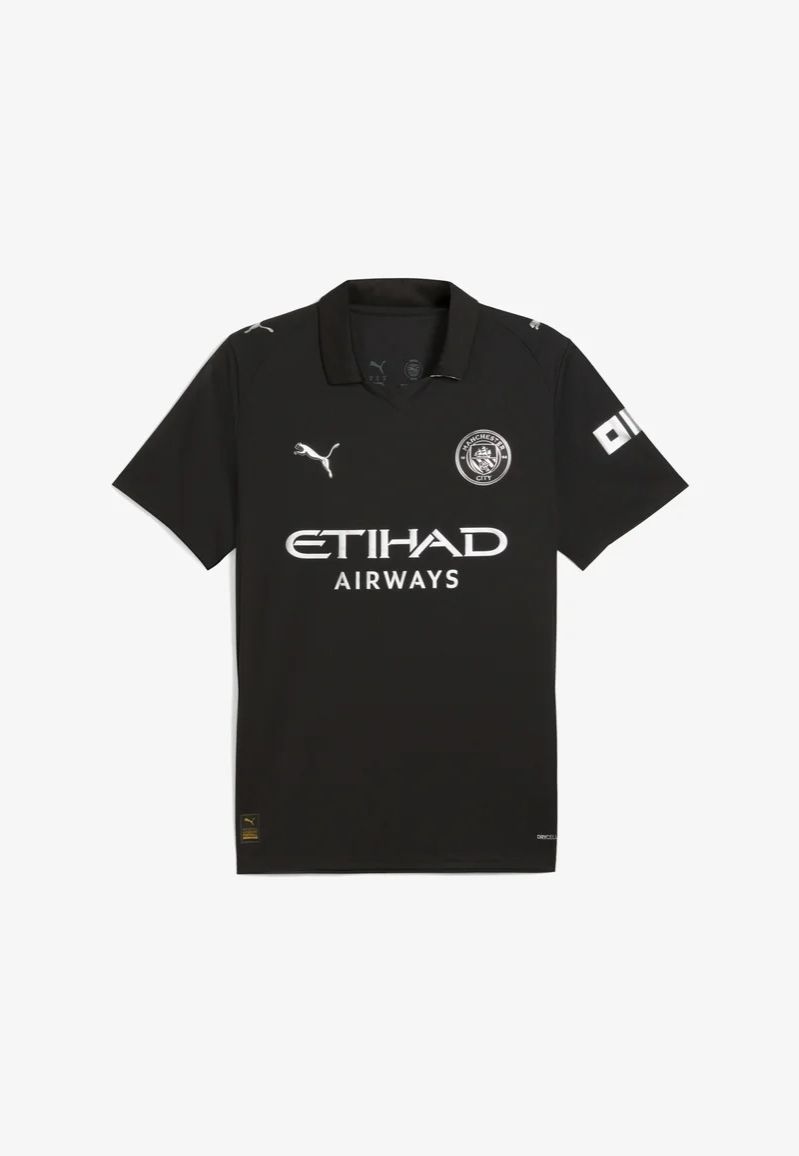 Manchester City FC 25/26 Black Fan Jersey – Premium Football Training Shirt for Men & Women
