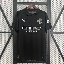 Manchester City FC 25/26 Black Fan Jersey – Premium Football Training Shirt for Men & Women