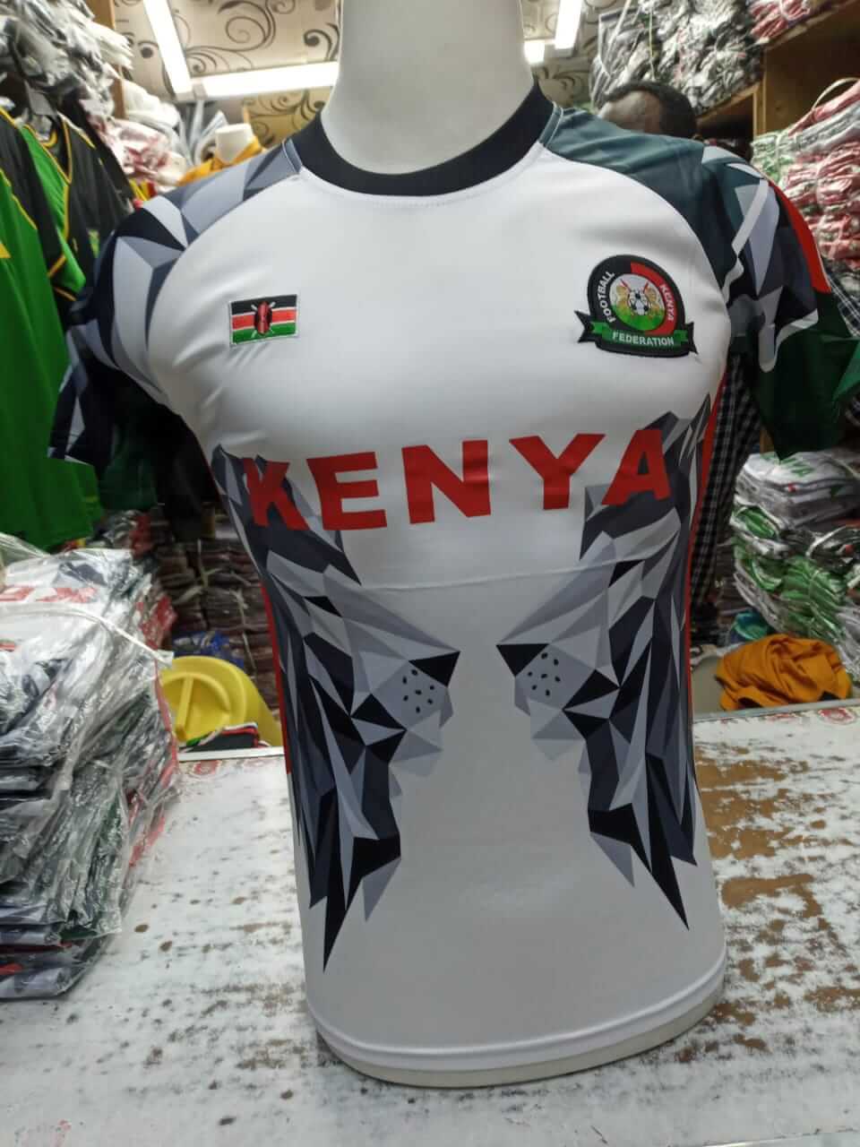 1PCS Premium Kenya Lions Performance Jersey | Breathable Sportswear for Training, Gym & Daily Wear