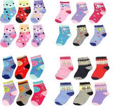 6 Pairs Cute Cotton Baby Socks – Newborn to Toddler (0–12 Months / 1–3 Years) – Soft, Breathable & Assorted Colors (Unisex)