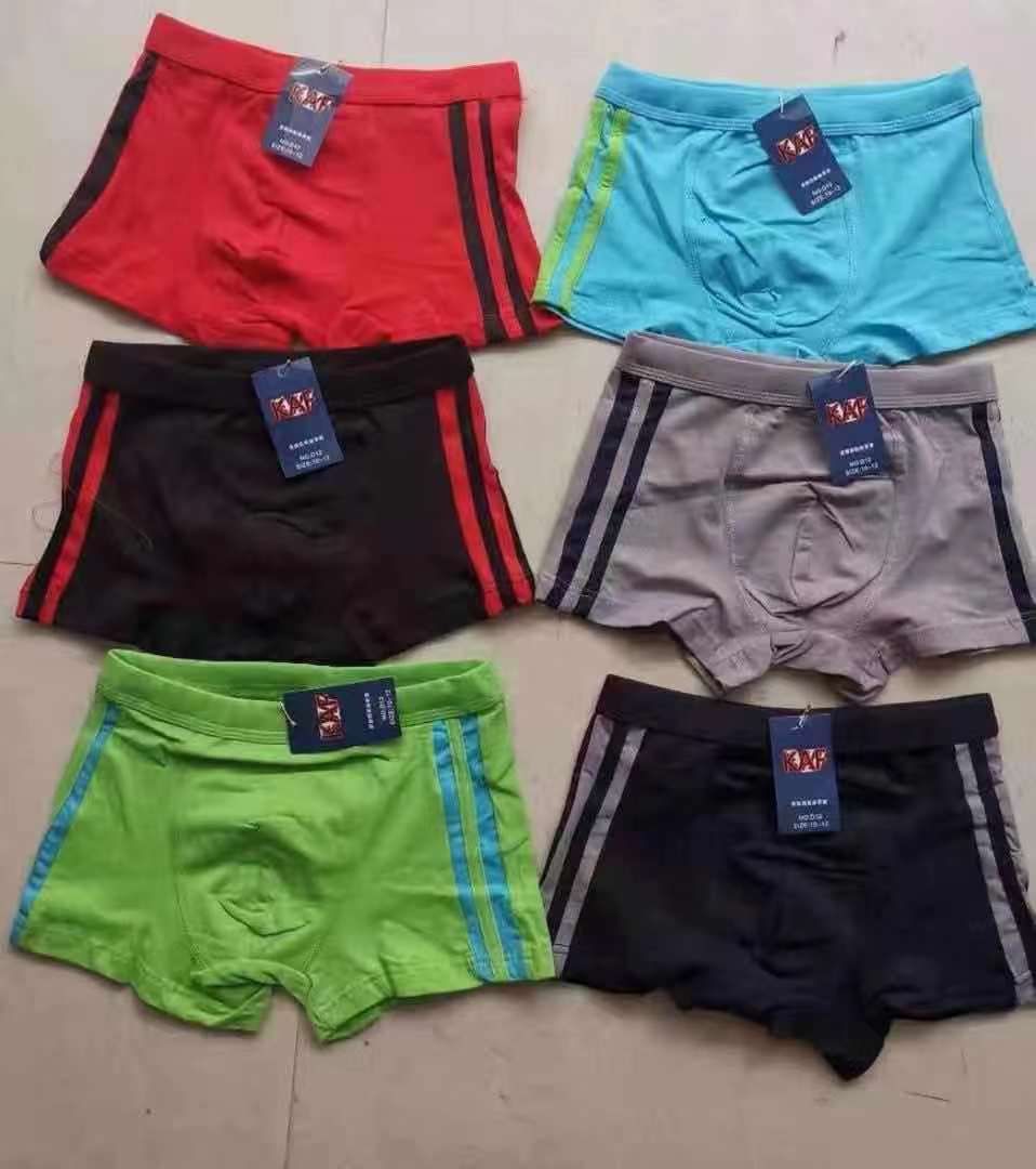 Teen Boys Cotton Boxers – 3-Pack Comfortable Everyday Underwear (Ages 10–17, Assorted Colors)