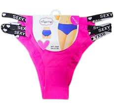 3PCS Women’s Cotton Stretch Thongs – LOVE Double Strap Seamless Panties, Breathable & Comfortable Everyday Underwear (Assorted Colors)