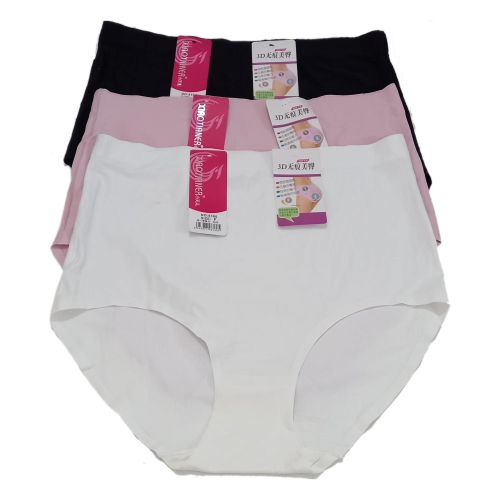 3PCS Women’s High-Waist Cotton Panties – Soft Breathable Seamless Briefs for Everyday Comfort (Assorted Colors)