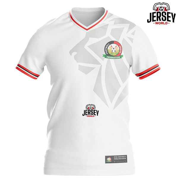 Kenyan White National Football Team Jersey – “Twende Stars” Edition | Official Style Harambee Supporters Shirt | Breathable, Lightweight & Proudly Kenyan