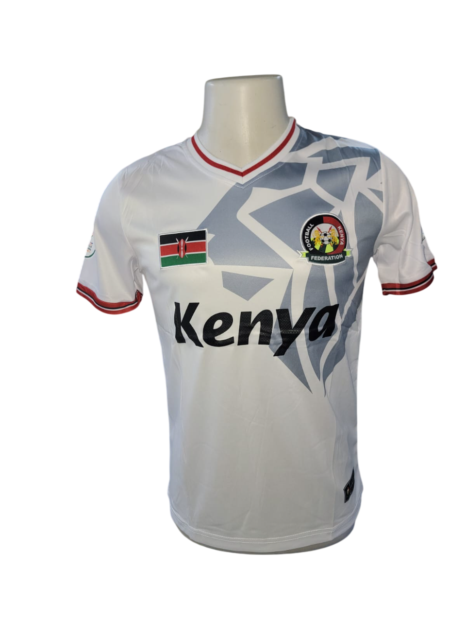 Kenyan White National Football Team Jersey – “Twende Stars” Edition | Official Style Harambee Supporters Shirt | Breathable, Lightweight & Proudly Kenyan