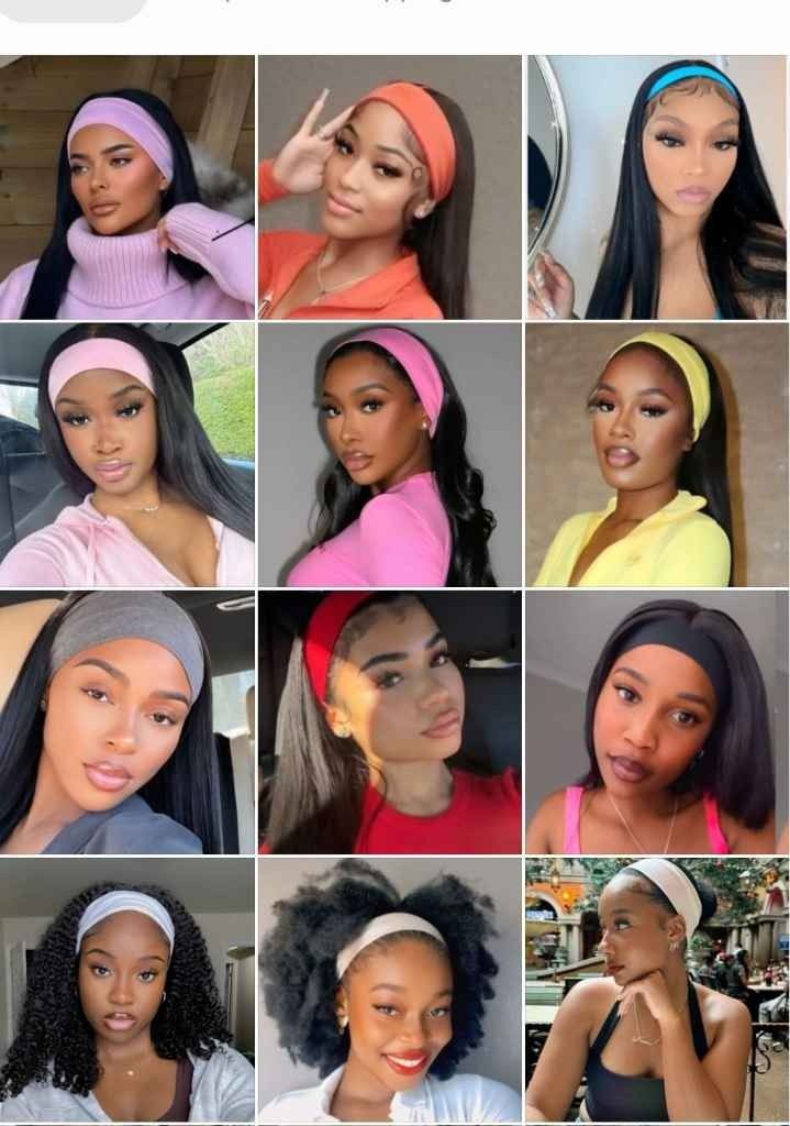 ✨ 3PCS Gorgeous Wig Headband Turban Set for Women – Stylish, Comfortable & Effortless Beauty