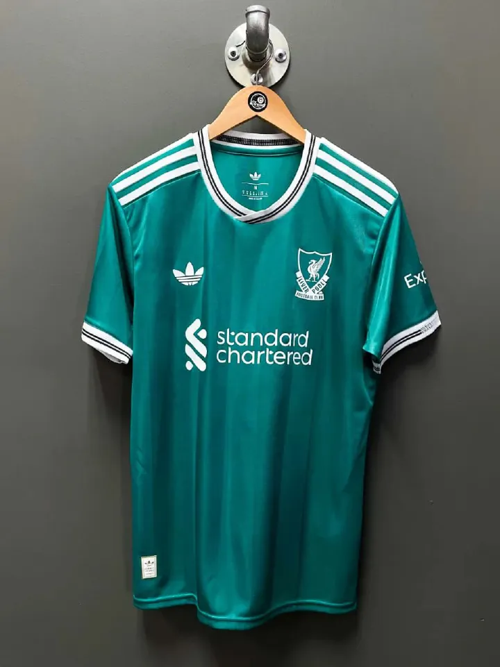 Liverpool FC 2025/2026 Green Third Kit – High-Quality Green Soccer Jersey for Fans & Players | Quick-Dry & Performance Fit
