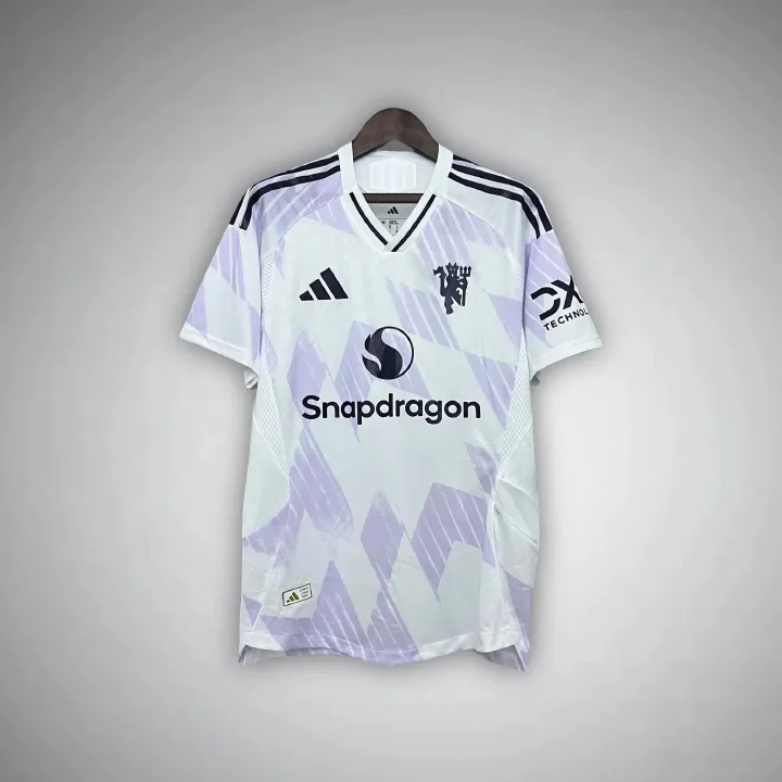 Manchester United 25/26 White Third Jersey – Premium Fan Kit, Lightweight & Breathable Football Shirt