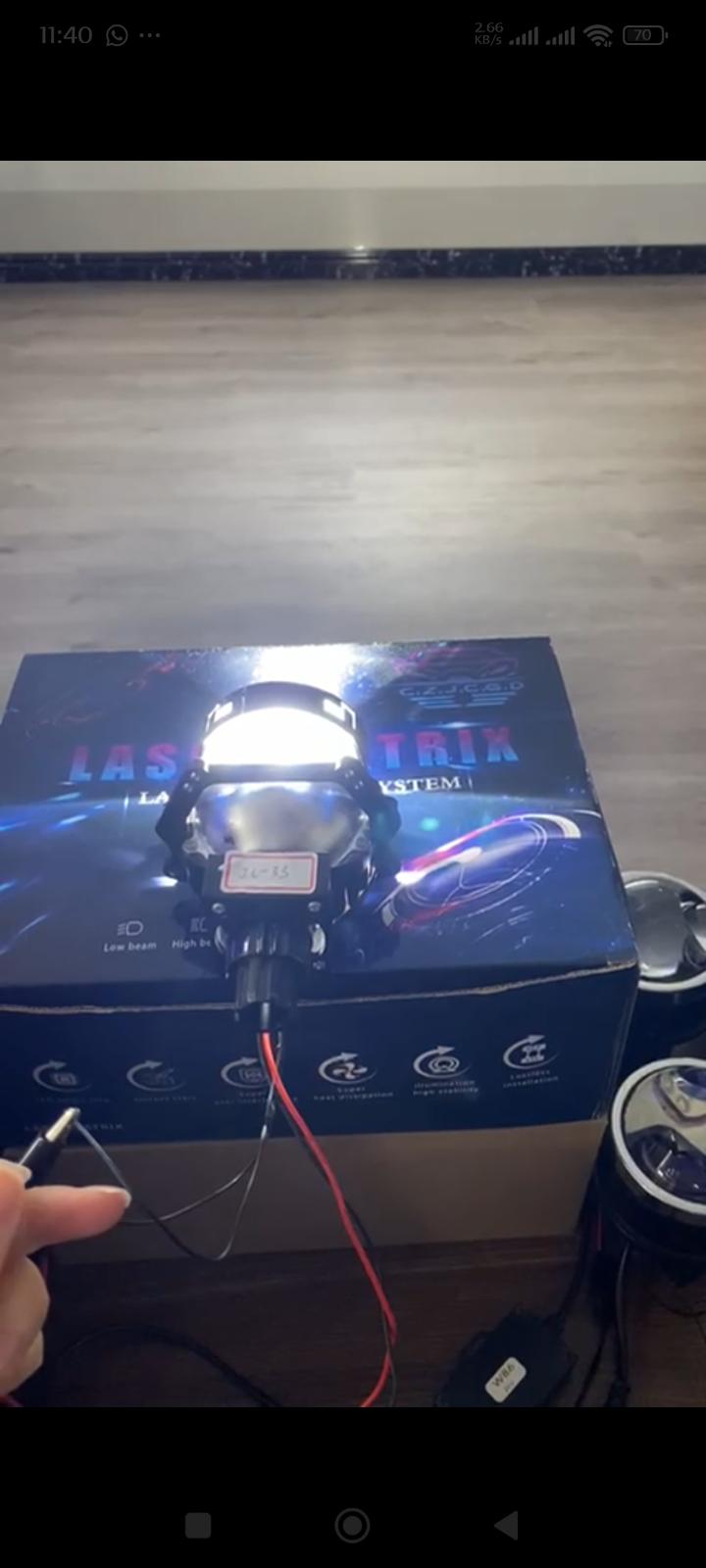 BI led laser projector