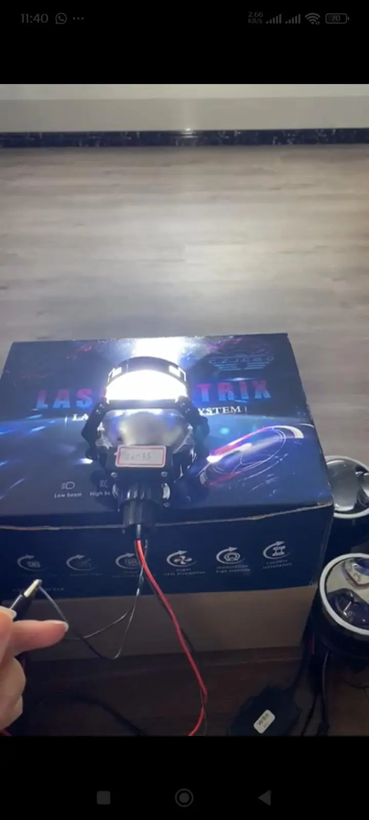 BI led laser projector