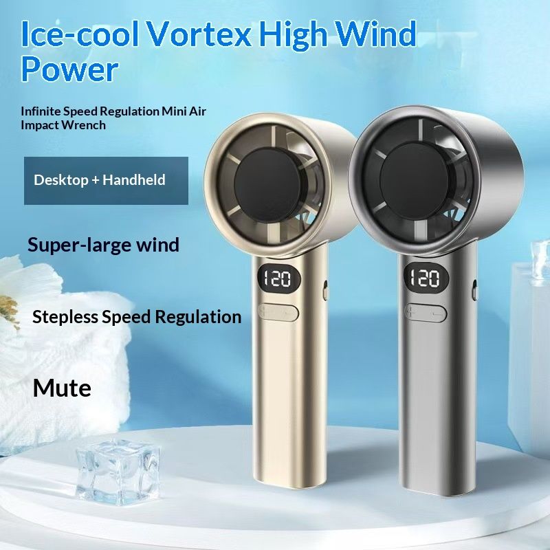 New USB hand-held fan; mini portable student small fan; cooling folding fragrance small electric fan.
