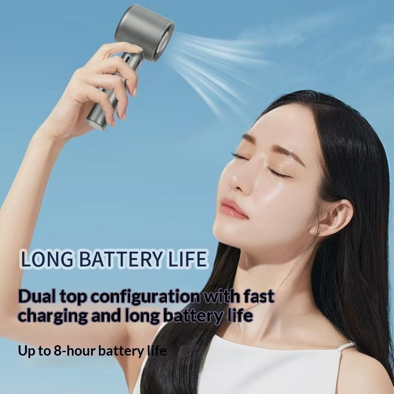 New USB hand-held fan; mini portable student small fan; cooling folding fragrance small electric fan.