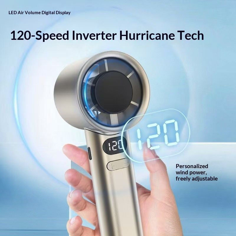 New USB hand-held fan; mini portable student small fan; cooling folding fragrance small electric fan.