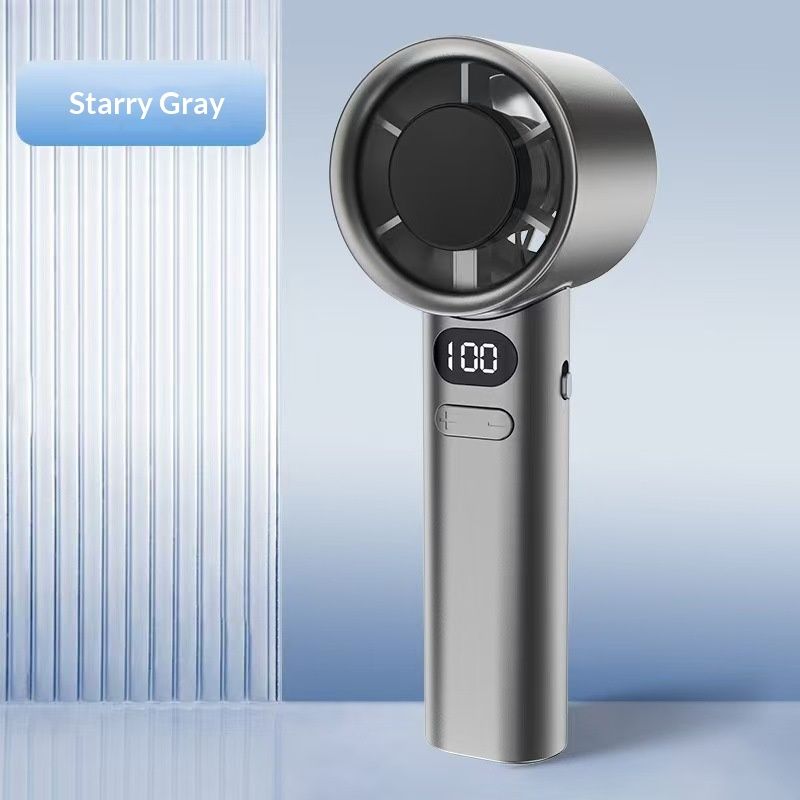 New USB hand-held fan; mini portable student small fan; cooling folding fragrance small electric fan.