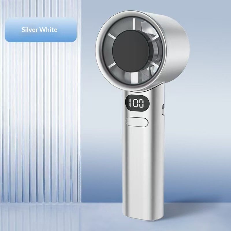 New USB hand-held fan; mini portable student small fan; cooling folding fragrance small electric fan.