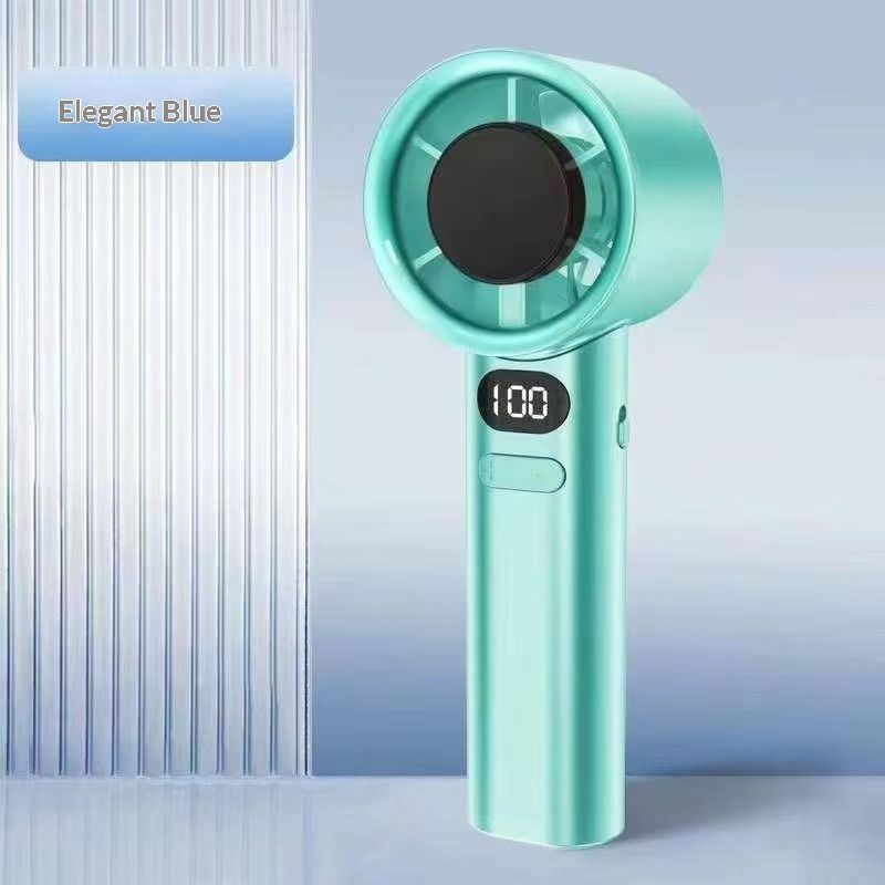 New USB hand-held fan; mini portable student small fan; cooling folding fragrance small electric fan.