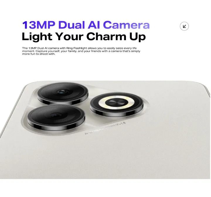 Brand New Infinix Smart 10 HD 4(2+2)GB RAM + 64GB 6.6" 90Hz Display Slim 4G Phone Dual SIM 5000mAh Battery 10W Charging 13MP Camera Fingerprint Lock Android 14 Smart AI Phones Smart 10HD Mobile