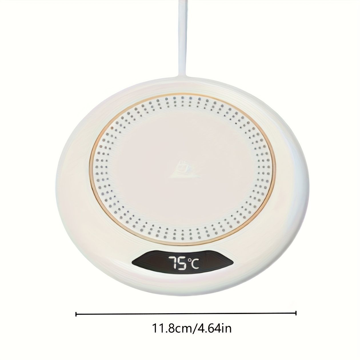 Smart Electric Hot Water Dispenser & Coffee Cup Warmer - USB-Powered 3-Temperature Adjustable ( to Coffee) with 8H Timer, Auto Shut-Off, Compatible with, Travel Mugs, Milk Boxes for Home/Office Use