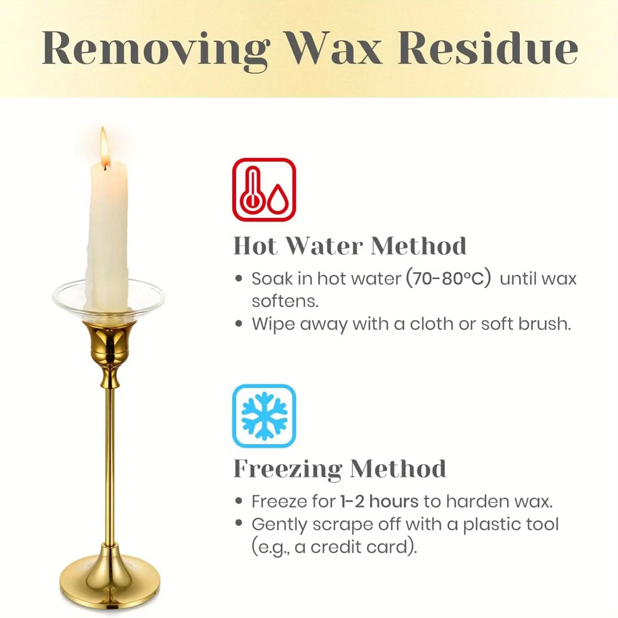 6 Pack Glass Candle Holders Set with Wax Catcher, Drip Guards& Anti-Tip Base- for Table Centerpieces, Weddings, Christmas, Home Decor and Festive Events, Candle Holder Decor, Pumpkin Jar For Candles