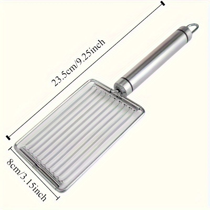 Stainless Steel Tomato Slicer - Manual Fruit & Vegetable Cutter, Egg Slicer, Kitchen Gadget for Perfect Slices & Dices, Ideal for Salads, Sandwiches & Breakfast Prep, Manual Slicer|Modern Kitchenware|