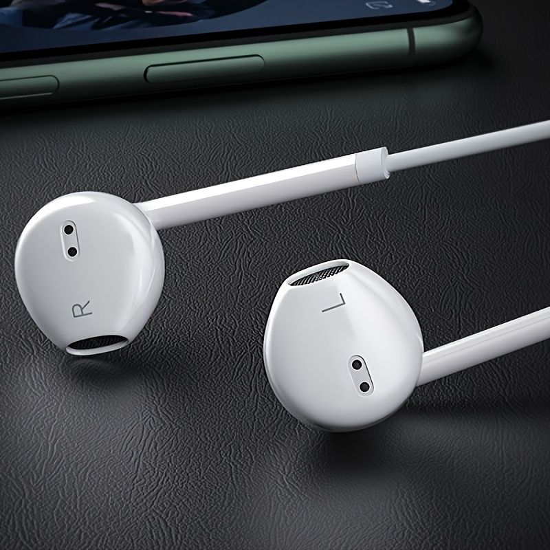Wired Earphone 3.5mm Jack Earbuds Audio Electronic Calls & Music Bass Stereo In-Ear Headphones Headset, Audio Calls, Gaming Headset, Lightweight Earbuds, Compact Headphones, Tanglefree Wire, Durable C