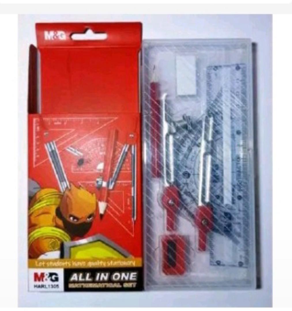 M&G CLEAR MATHEMATICAL SET FOR EXAMINATIONS