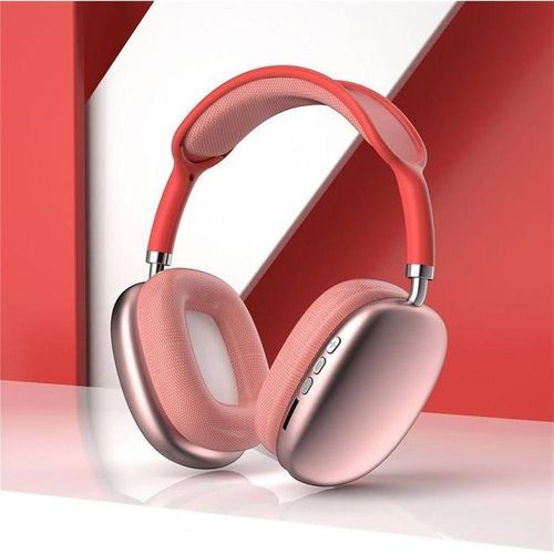 P9 pro max Wireless Bluetooth Headphones Earpods Noise Cancelling Mic Pods Over Ear Sports Gaming Headset-Silver.