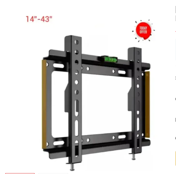 [Special Offer] TV Wall Mount TV Stand 14″-43″ Plasma wall bracket Steel Material Fixed Solid Wall mount suitable for 14 inch to 43 inch Tv