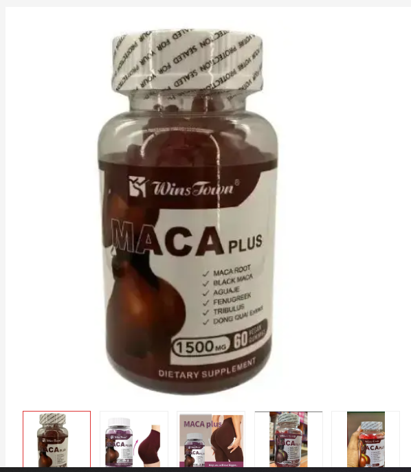 Maca Root Plus Hip Enlargement and Firming BBL-Gummies Enhances Butt Size, Firms Skin, Boosts Energy, Balances Hormones, Improves Skin Health, Natural Ingredients
